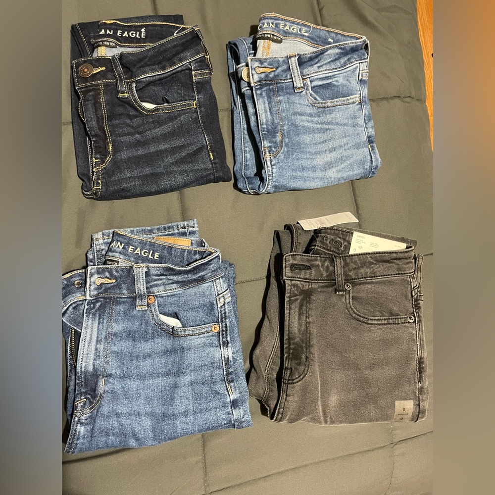 American eagle size 0 jeans